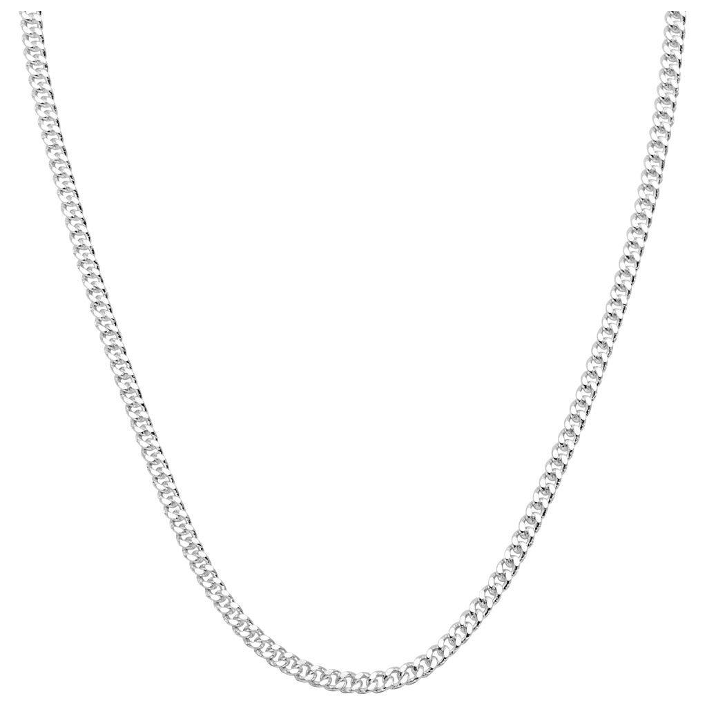 LULU Copenhagen Panzer Halskæde forsølvet Necklaces Silver Plated