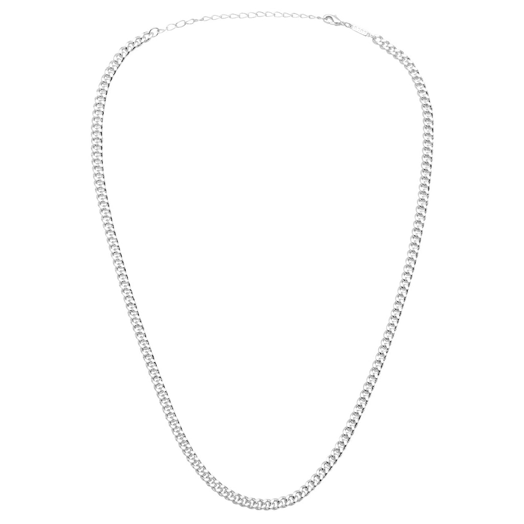 LULU Copenhagen Panzer Halskæde forsølvet Necklaces Silver Plated