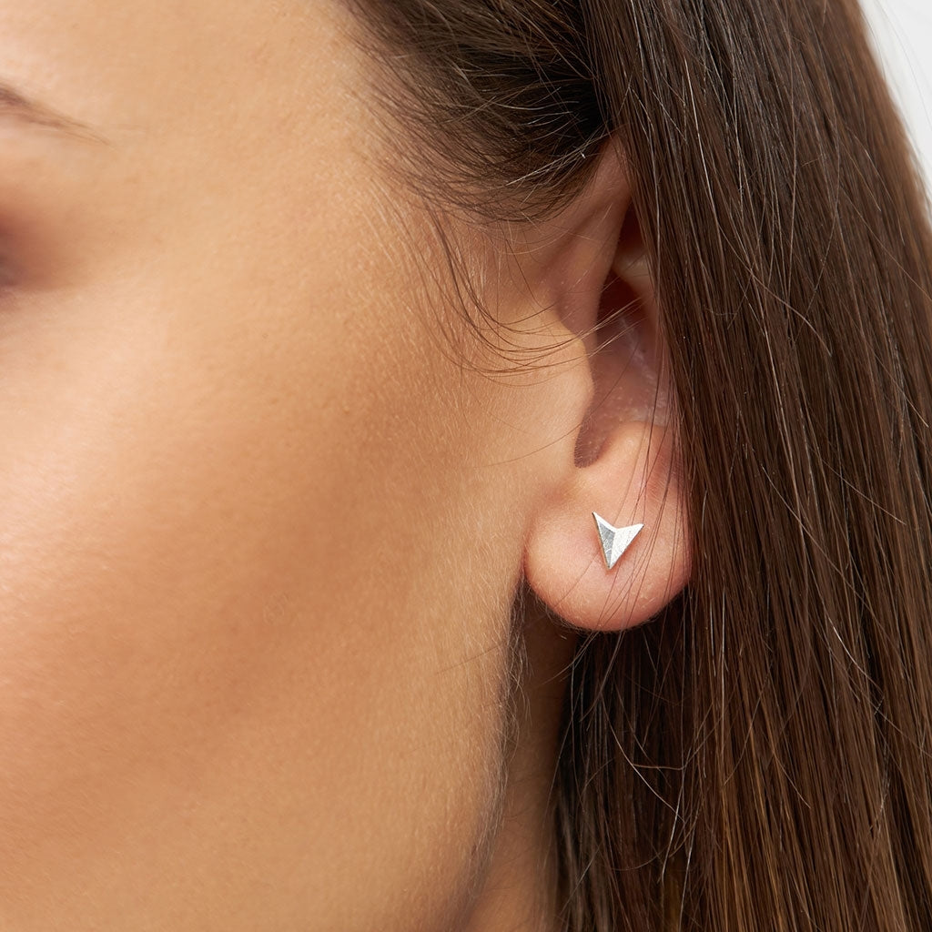 LULU Copenhagen Paper Plane ørering 1 stk Ear stud, 1 pcs Sølv