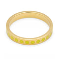 Pattern Ring forgyldt - Wild Lime