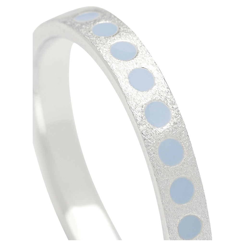 LULU Copenhagen Pattern Ring sølv Rings Skyride Blue