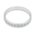 Pattern Ring sølv - Skyride Blue