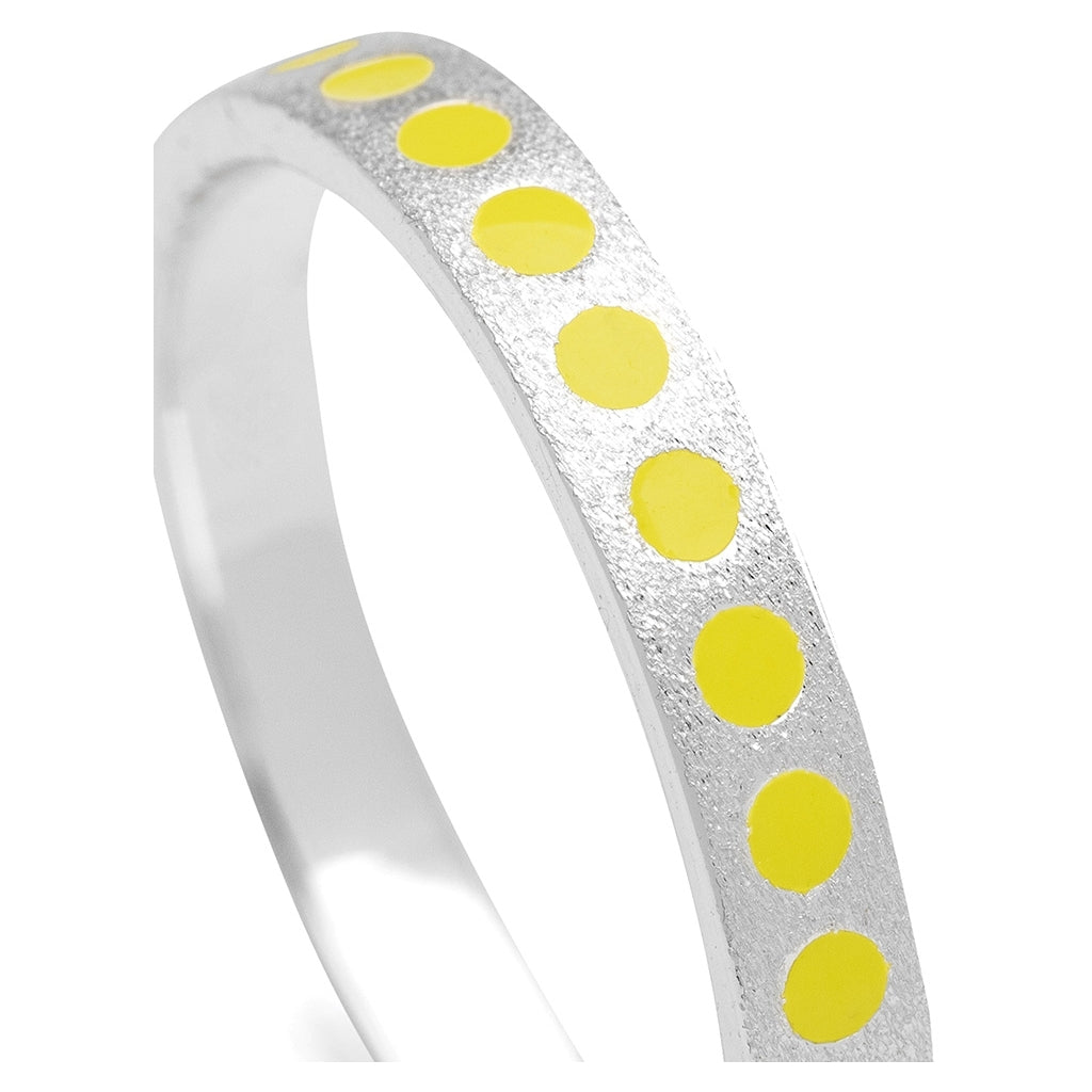LULU Copenhagen Pattern Ring sølv Rings Wild Lime