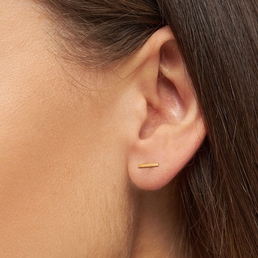 LULU Copenhagen Pin ørering 1 stk Ear stud, 1 pcs Forgyldt