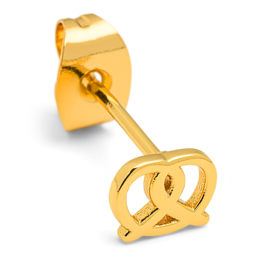 LULU Copenhagen Pretzel ørering 1 stk Ear stud, 1 pcs Forgyldt