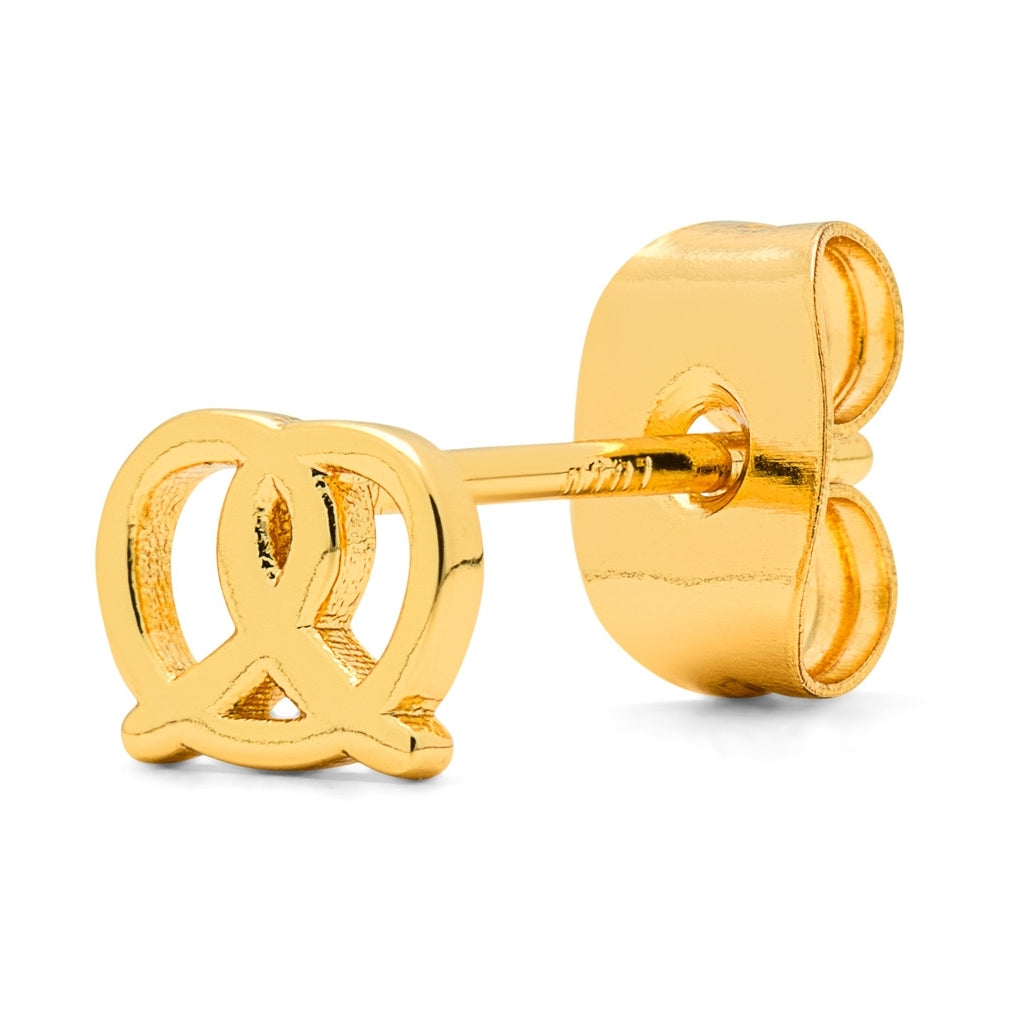 LULU Copenhagen Pretzel ørering 1 stk Ear stud, 1 pcs Forgyldt