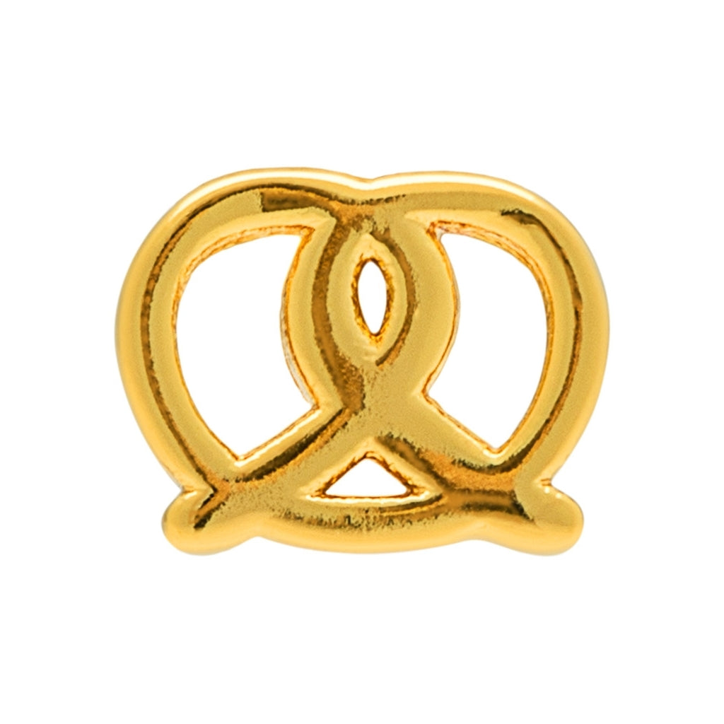 LULU Copenhagen Pretzel ørering 1 stk Ear stud, 1 pcs Forgyldt