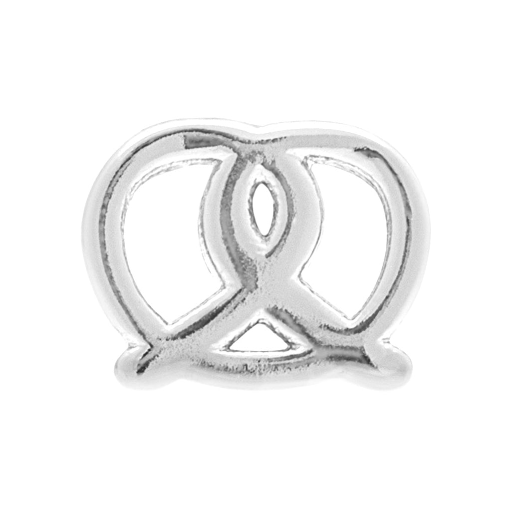LULU Copenhagen Pretzel ørering 1 stk Ear stud, 1 pcs Sølv