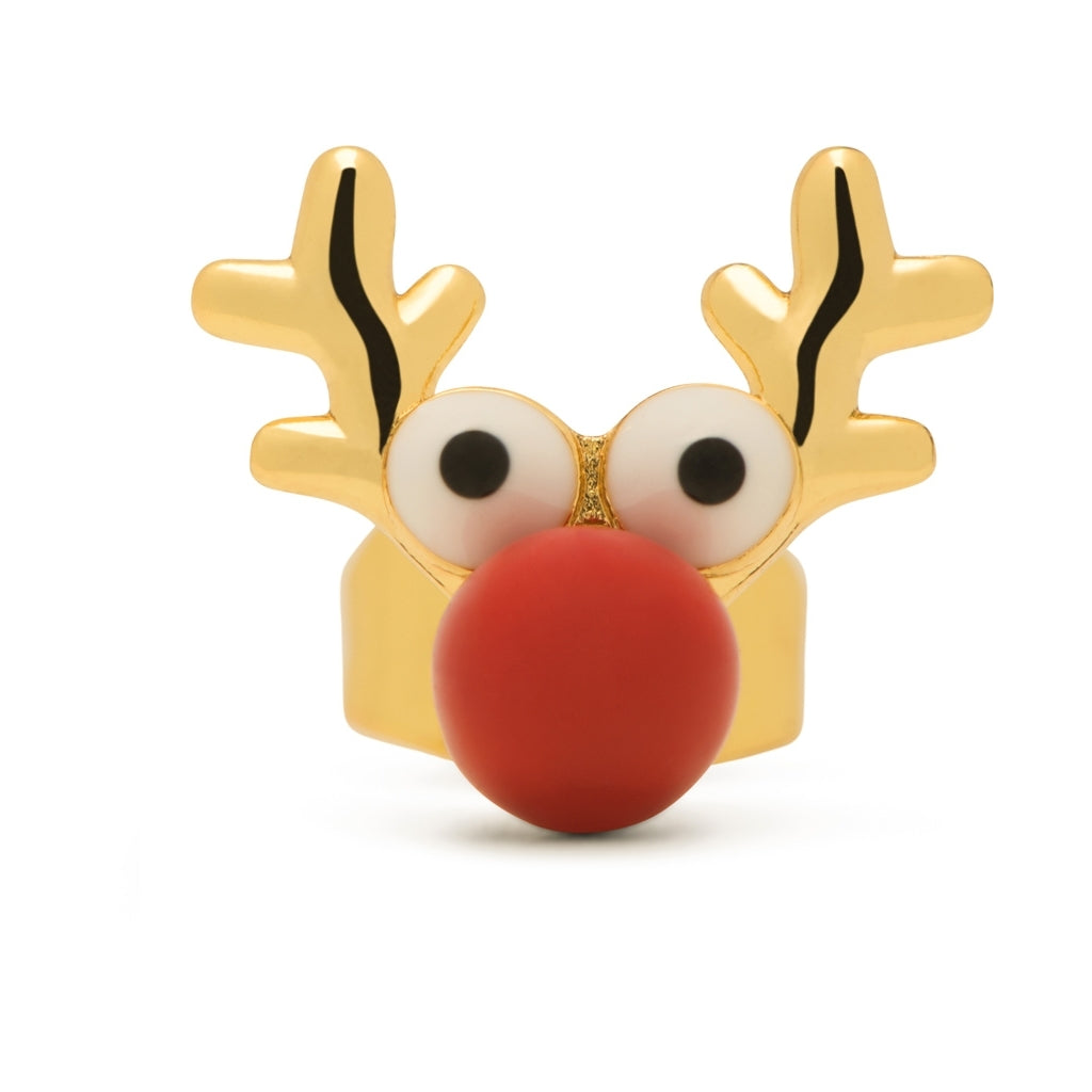LULU Copenhagen Rudolph ørering 1 stk Ear stud, 1 pcs Forgyldt