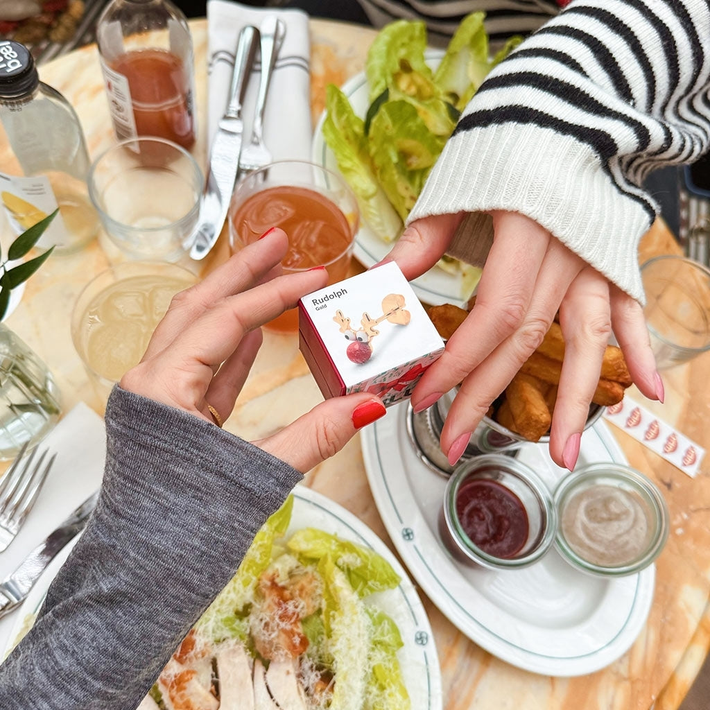 LULU Copenhagen Rudolph ørering 1 stk Ear stud, 1 pcs Forgyldt