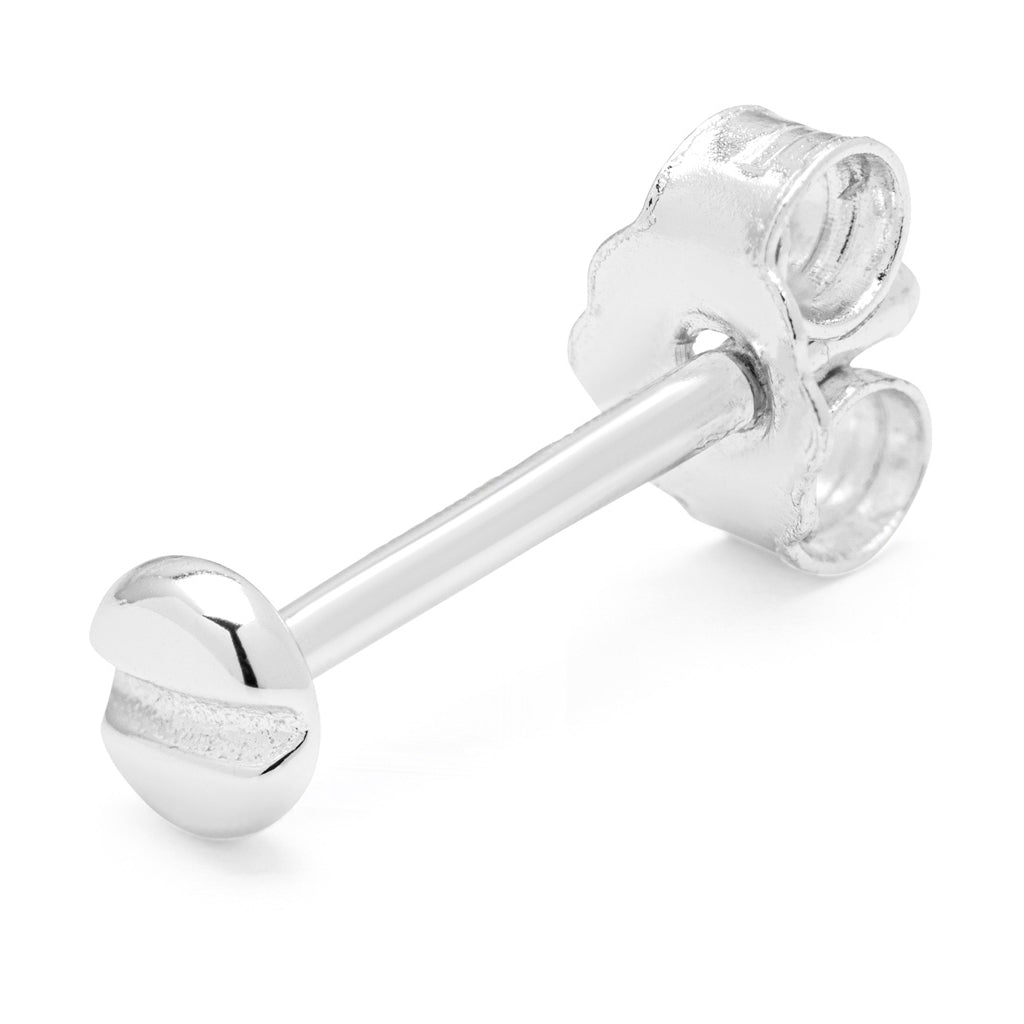 LULU Copenhagen Screw ørering 1 stk Ear stud, 1 pcs Sølv