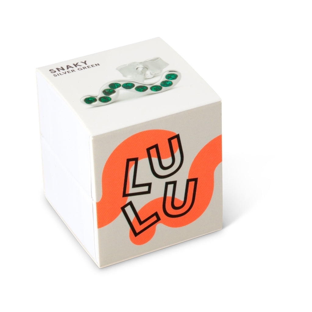LULU Copenhagen Snaky ørering 1 stk Ear stud, 1 pcs Grøn