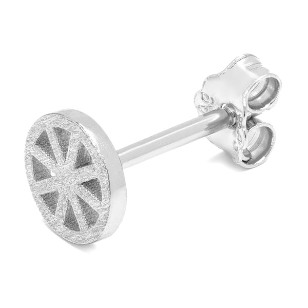 LULU Copenhagen Spinning Wheel 1 stk Ear stud, 1 pcs Sølv