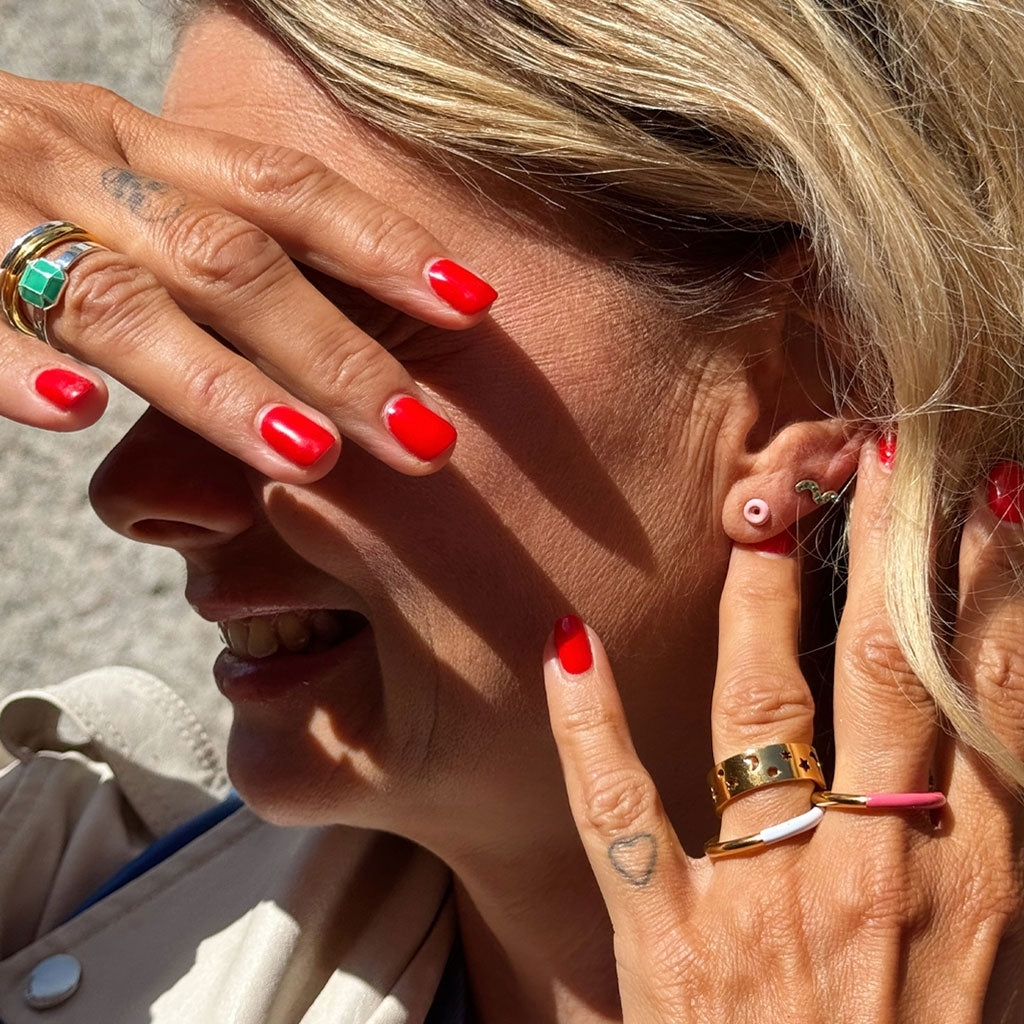 LULU Copenhagen Stardust Ring Rings Forgyldt