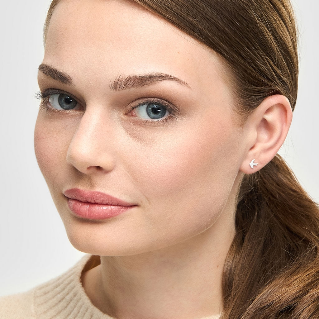 LULU Copenhagen Swallow ørering 1 stk. Ear stud, 1 pcs Sølv