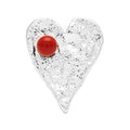 Sweet Heart ørering 1 stk. - Passion Red