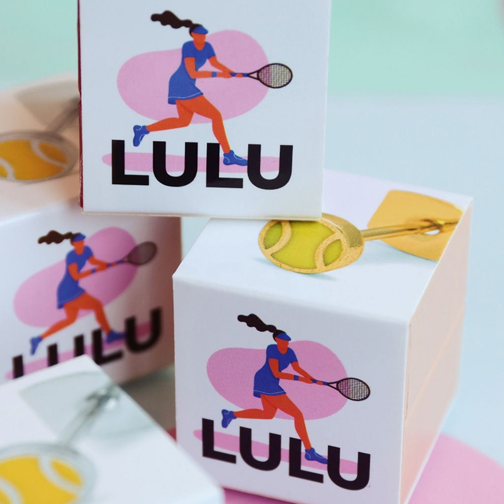 LULU Copenhagen Tennis ørering 1 stk Ear stud, 1 pcs Forgyldt