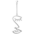 Topping Long Woman ørering 1 stk - Silver Plated