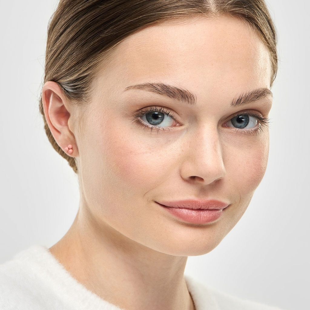 LULU Copenhagen Trio ørering 1 stk Ear stud, 1 pcs Burnt Coral