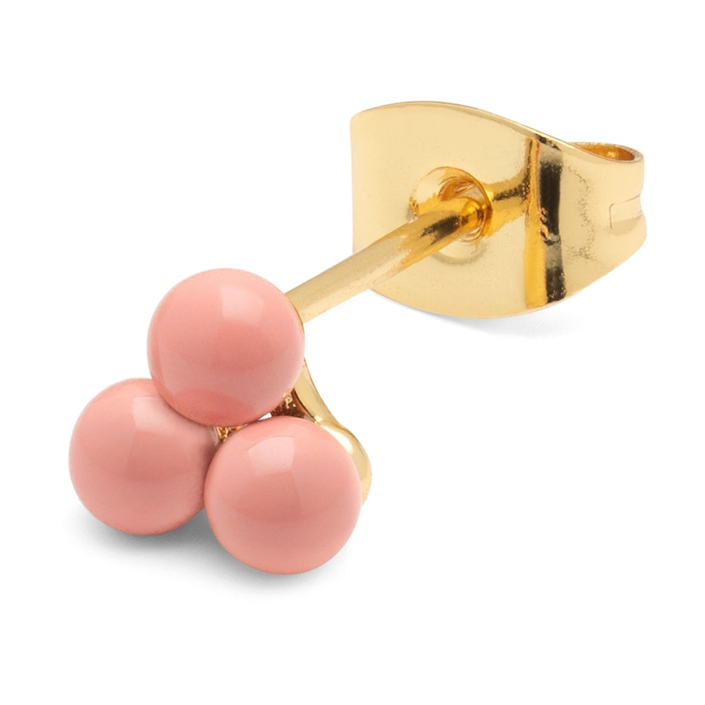 LULU Copenhagen Trio ørering 1 stk Ear stud, 1 pcs Burnt Coral