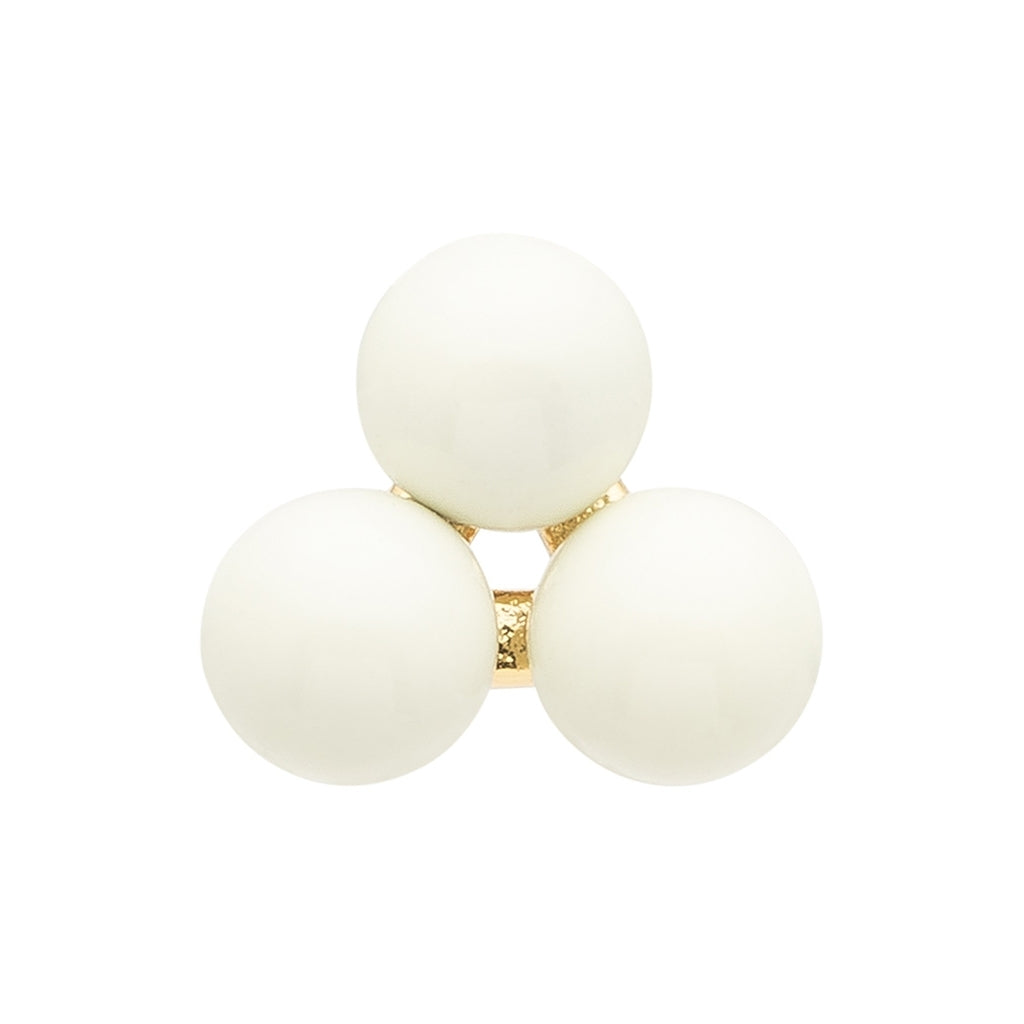 LULU Copenhagen Trio ørering 1 stk Ear stud, 1 pcs Coconut Milk