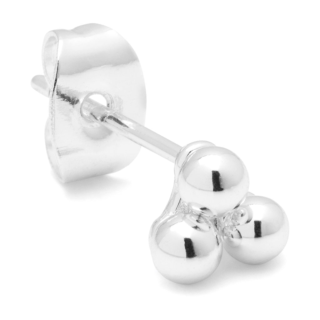 LULU Copenhagen Trio ørering 1 stk Ear stud, 1 pcs Silver Plated