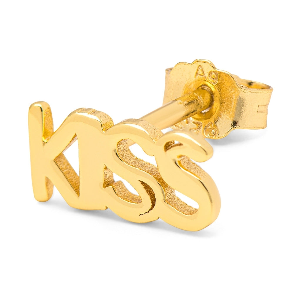 LULU Copenhagen Word Kiss ørering 1 stk Ear stud, 1 pcs Forgyldt
