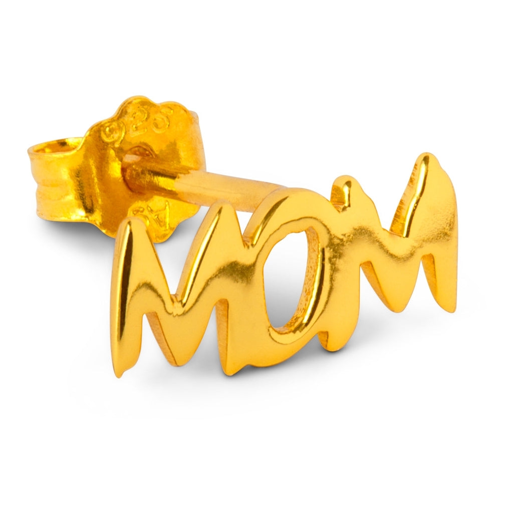 LULU Copenhagen Word Mom ørering 1 stk Ear stud, 1 pcs Forgyldt