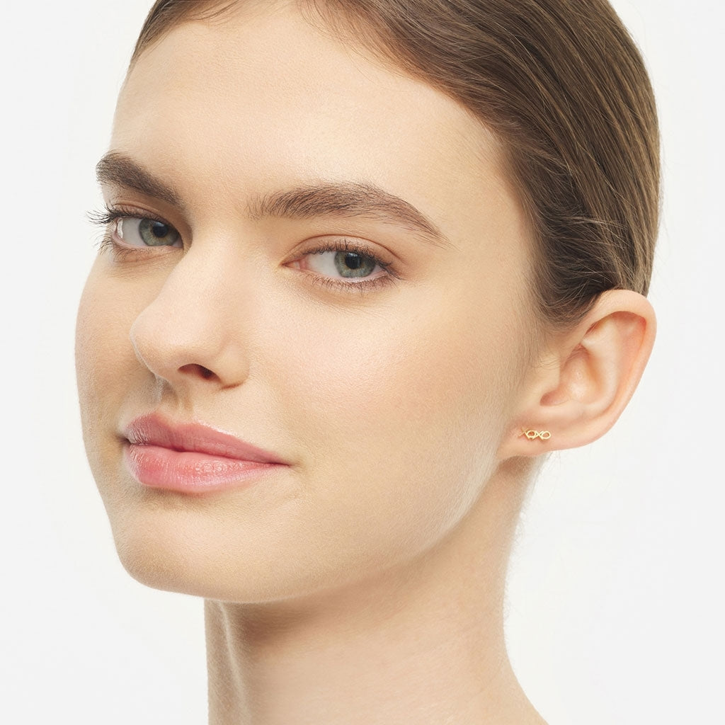 LULU Copenhagen XOXO 1 stk Ear stud, 1 pcs Forgyldt