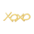 XOXO 1 stk - Forgyldt