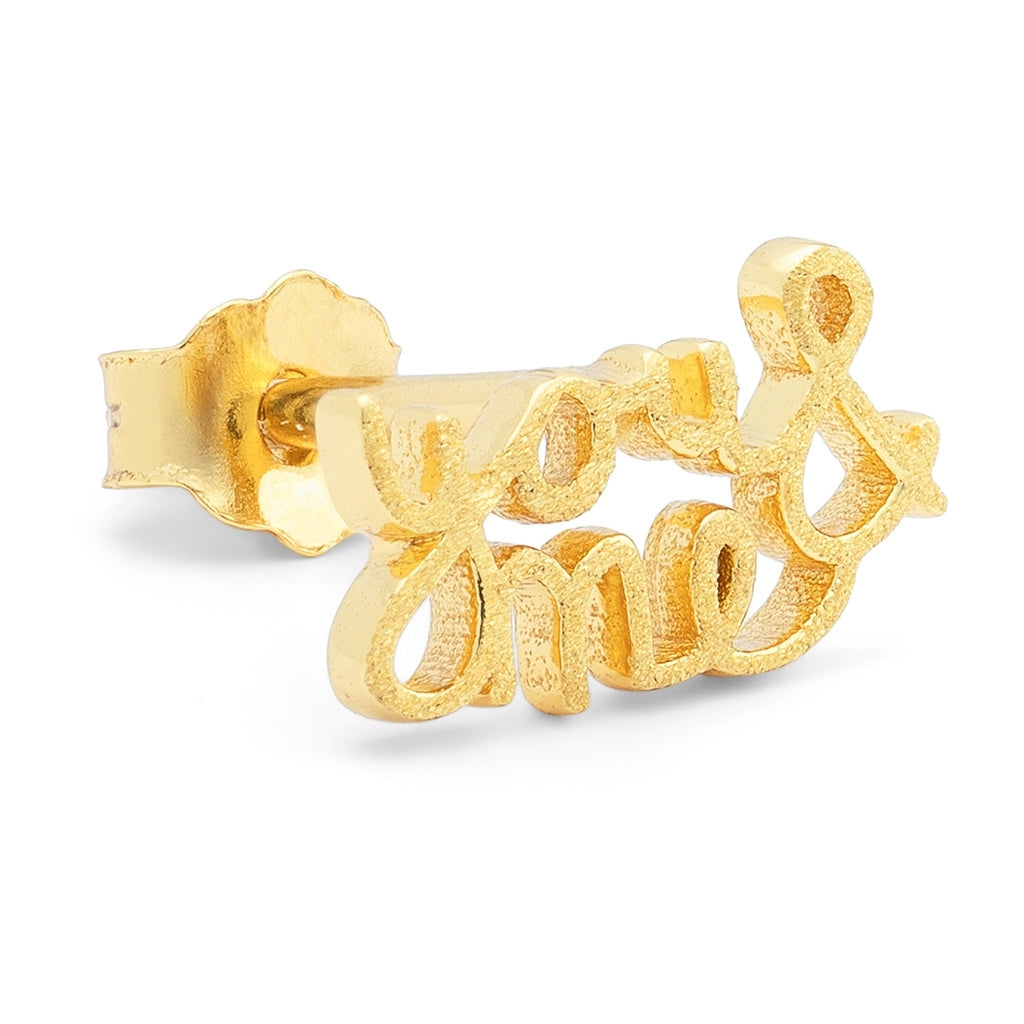 LULU Copenhagen You&Me 1 stk Ear stud, 1 pcs Forgyldt