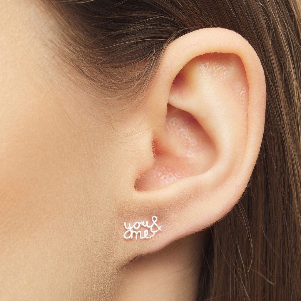 LULU Copenhagen You&Me 1 stk Ear stud, 1 pcs Sølv