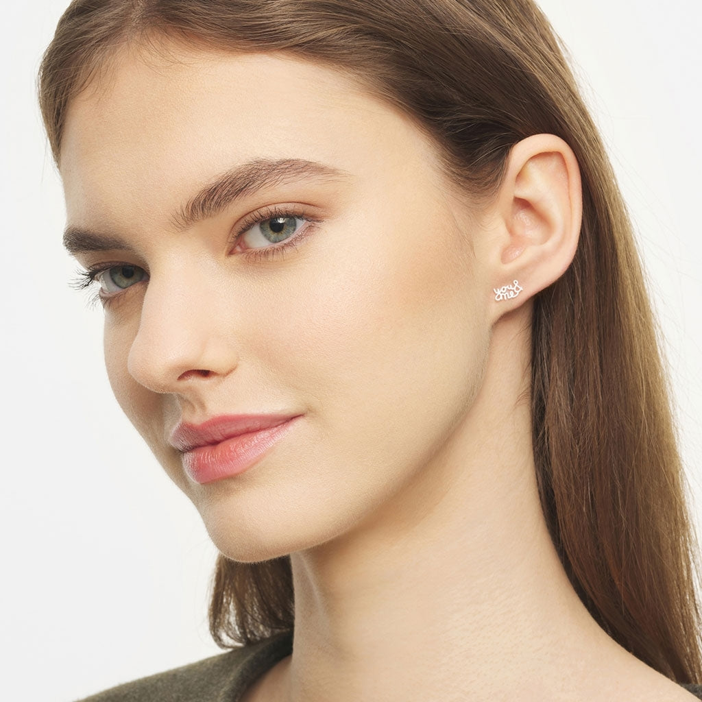 LULU Copenhagen You&Me 1 stk Ear stud, 1 pcs Sølv