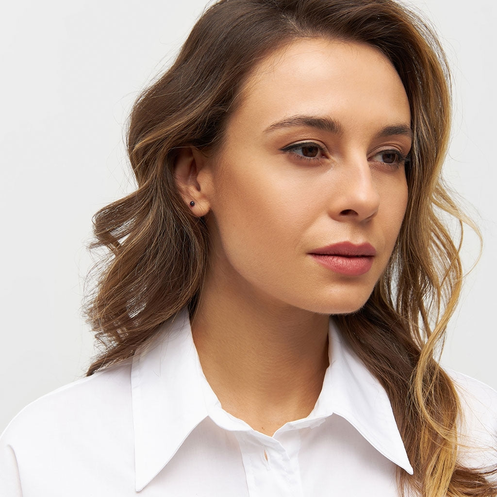 LULU Copenhagen Color Ball ørering 1 stk Ear stud, 1 pcs Inkwell
