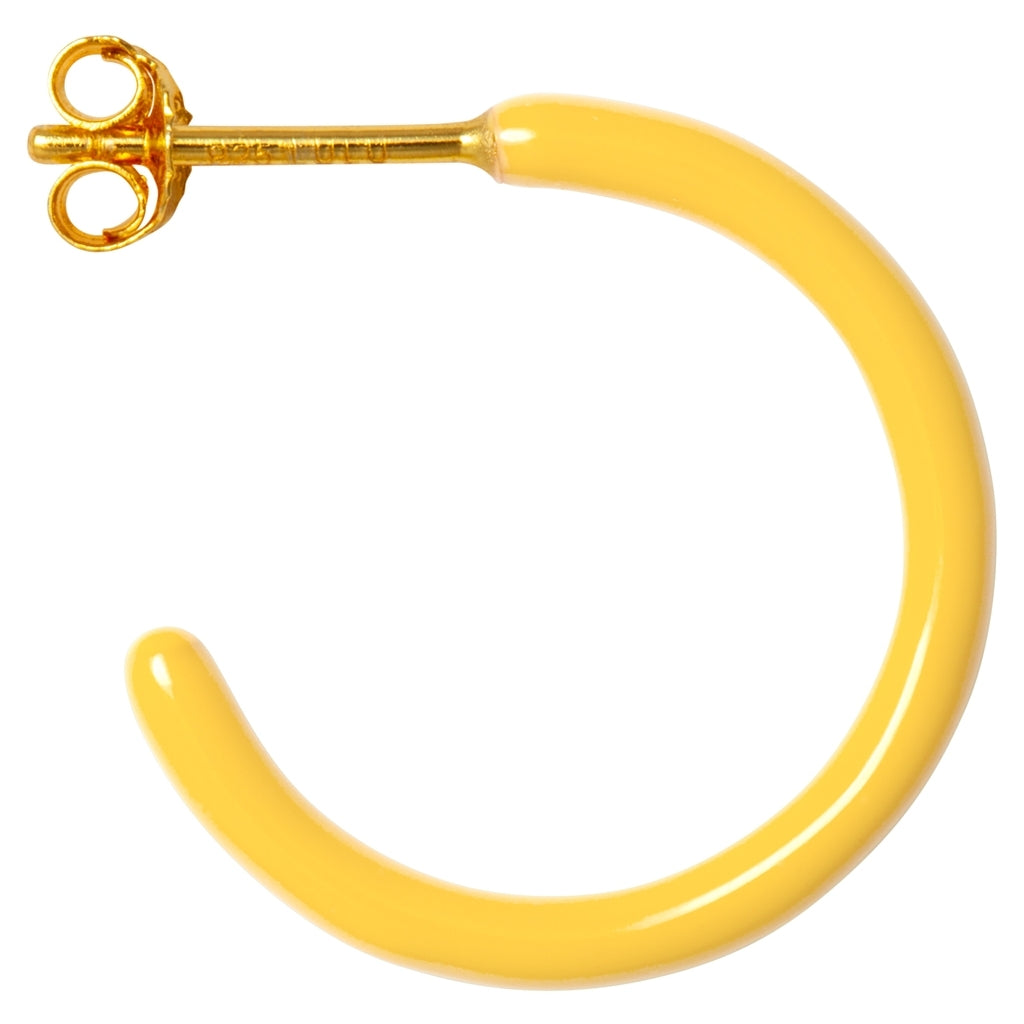 LULU Copenhagen Color Hoops Medium par Hoops Gul