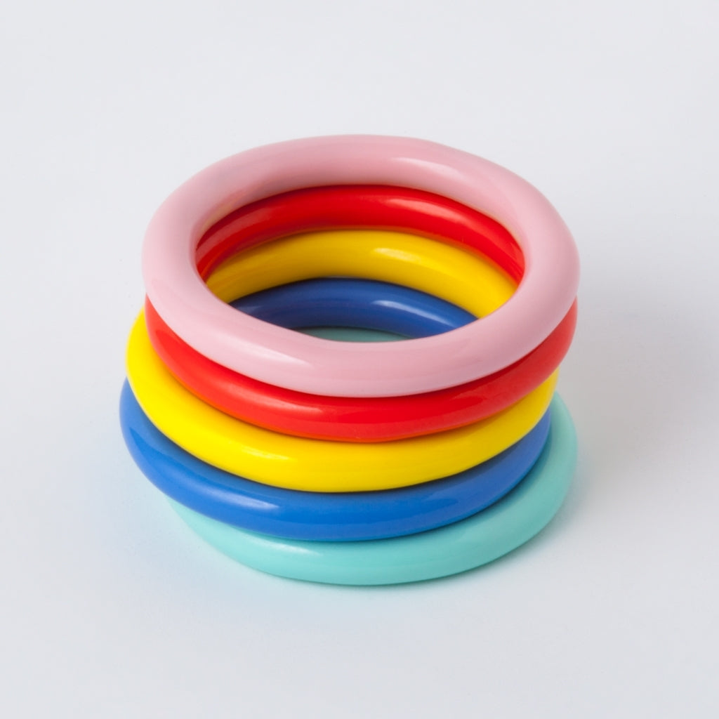 LULU Copenhagen Color Ring Rings Rød