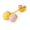 Double Color Ball 1 stk - Light Pink/Yellow